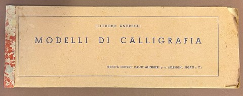 Eliodoro Andreoli- Modelli di Calligrafia