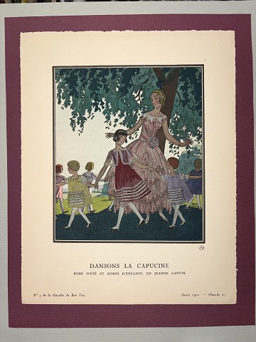 La Gazette du bon ton - Dansons la Capucine - Jeanne Lanvin