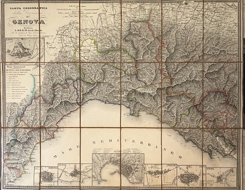 Carta Corografica della Divisione Genova