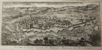 La città di Casale, capitale del Monferrato Mantovano, del Re di Sardegna