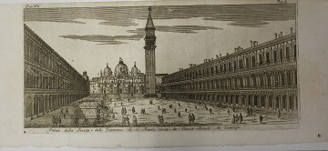 Veduta della Piazza e delle Procurutie di San Marco verso la Chiesa Ducale in Venezia