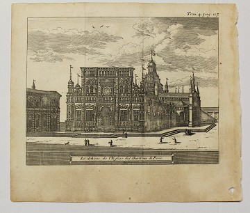 Le dehors de l’Eglise des Chartreux de Pavie (Certosa di Pavia)