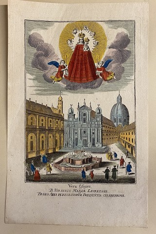 Vera Effigies B. Virginis Mariae Lauretanae et Frons Adis Peregrinorum Frequentia Celeberrimae