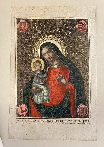 Vera effigies B. V. Mariae Vulgo Dicta Maria Caeli ( La Madonna del Cielo)