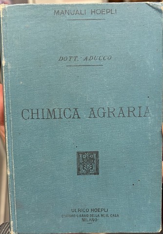 Adriano Aducco - Chimica Agraria