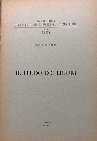 Carlo De Negri- Il Leudo dei Liguri