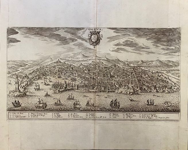 Genova dal mare -Merian